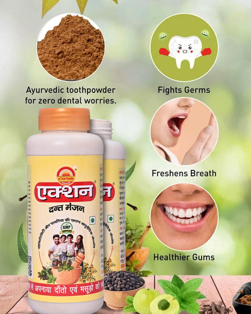 Action Dant Manjan – 80gm